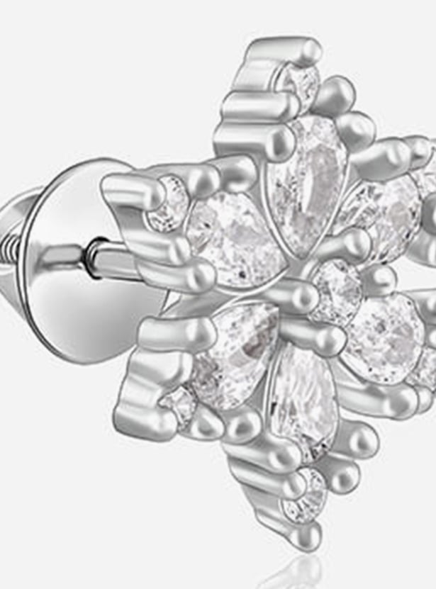 GIVA Sterling Silver Floral Studs - Image 3