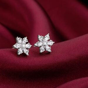 GIVA Sterling Silver Floral Studs