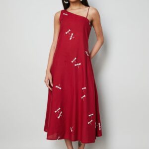 COLOUR ME Printed A-line Dress