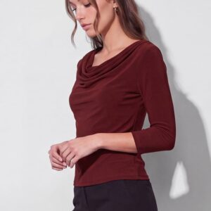 CODE Cowl Neck Top